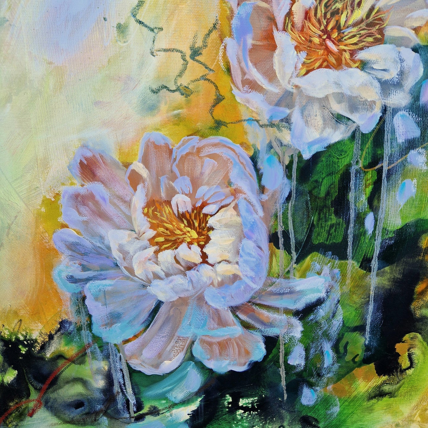 Blossom of the Moment II- Original Ölgemälde