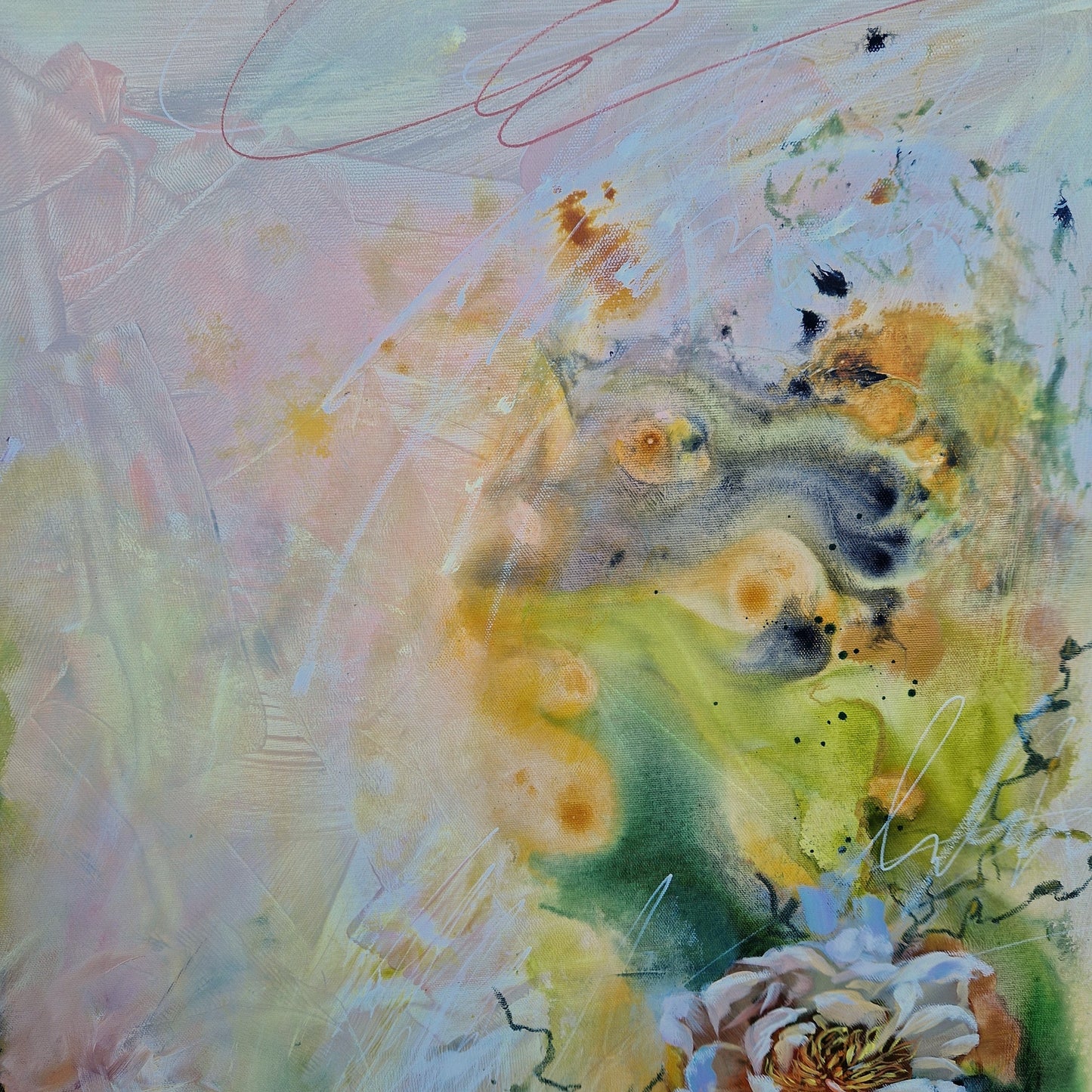 Blossom of the Moment II- Original Ölgemälde