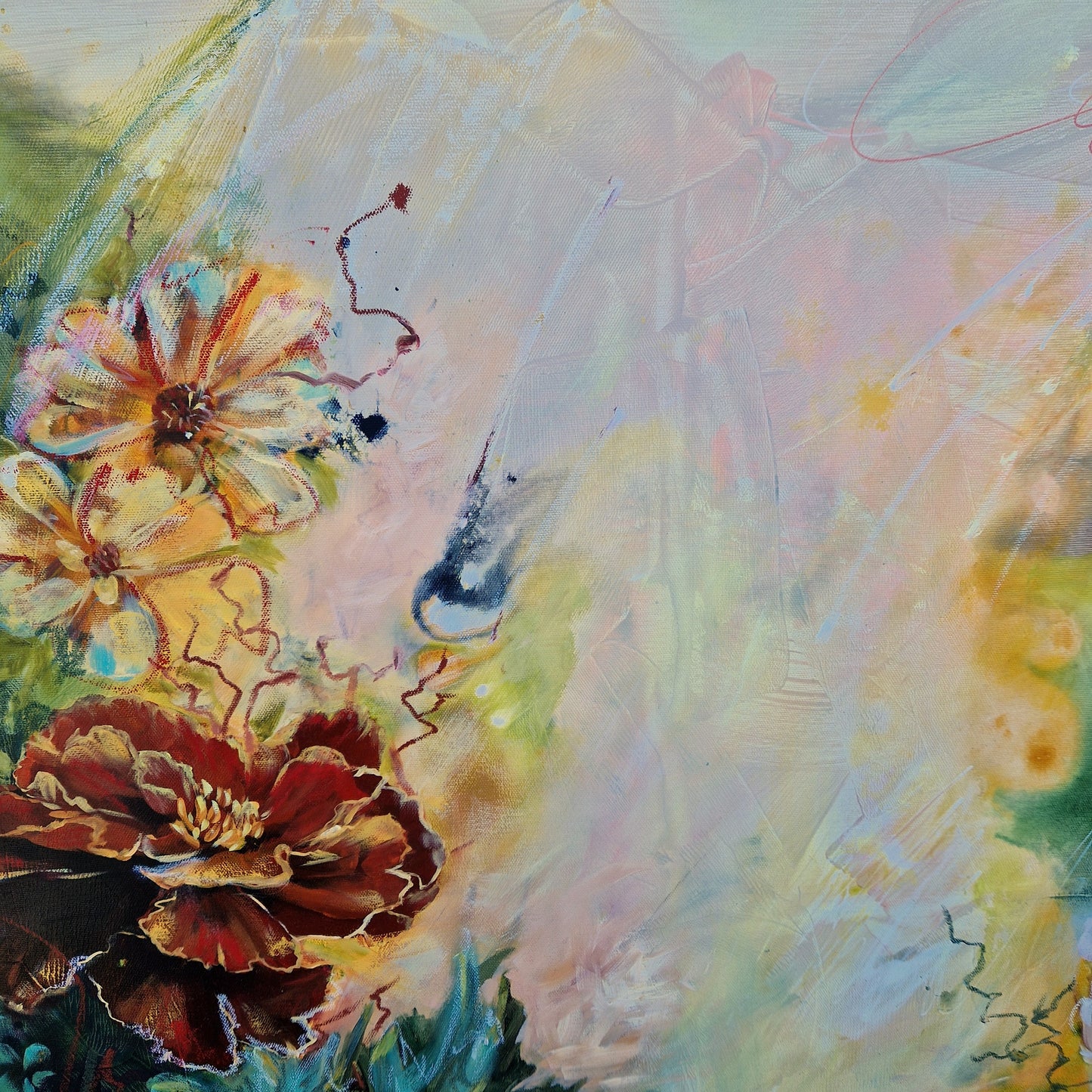 Blossom of the Moment II- Original Ölgemälde
