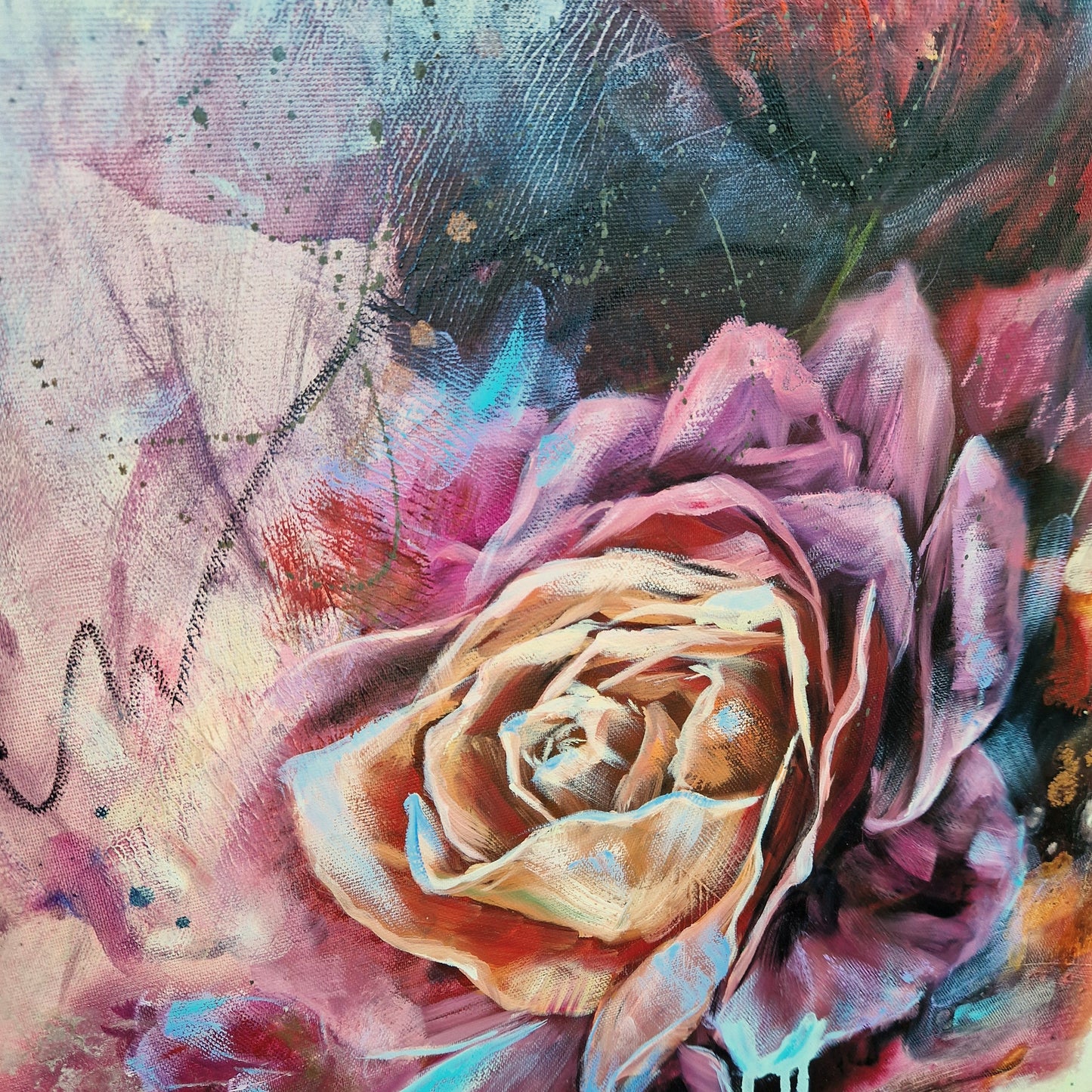 Blossom of the Moment- Original Ölgemälde