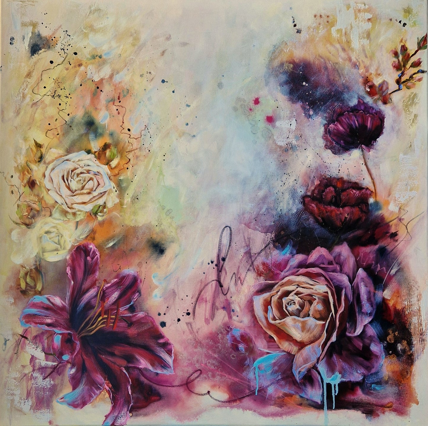 Blossom of the Moment- Original Ölgemälde