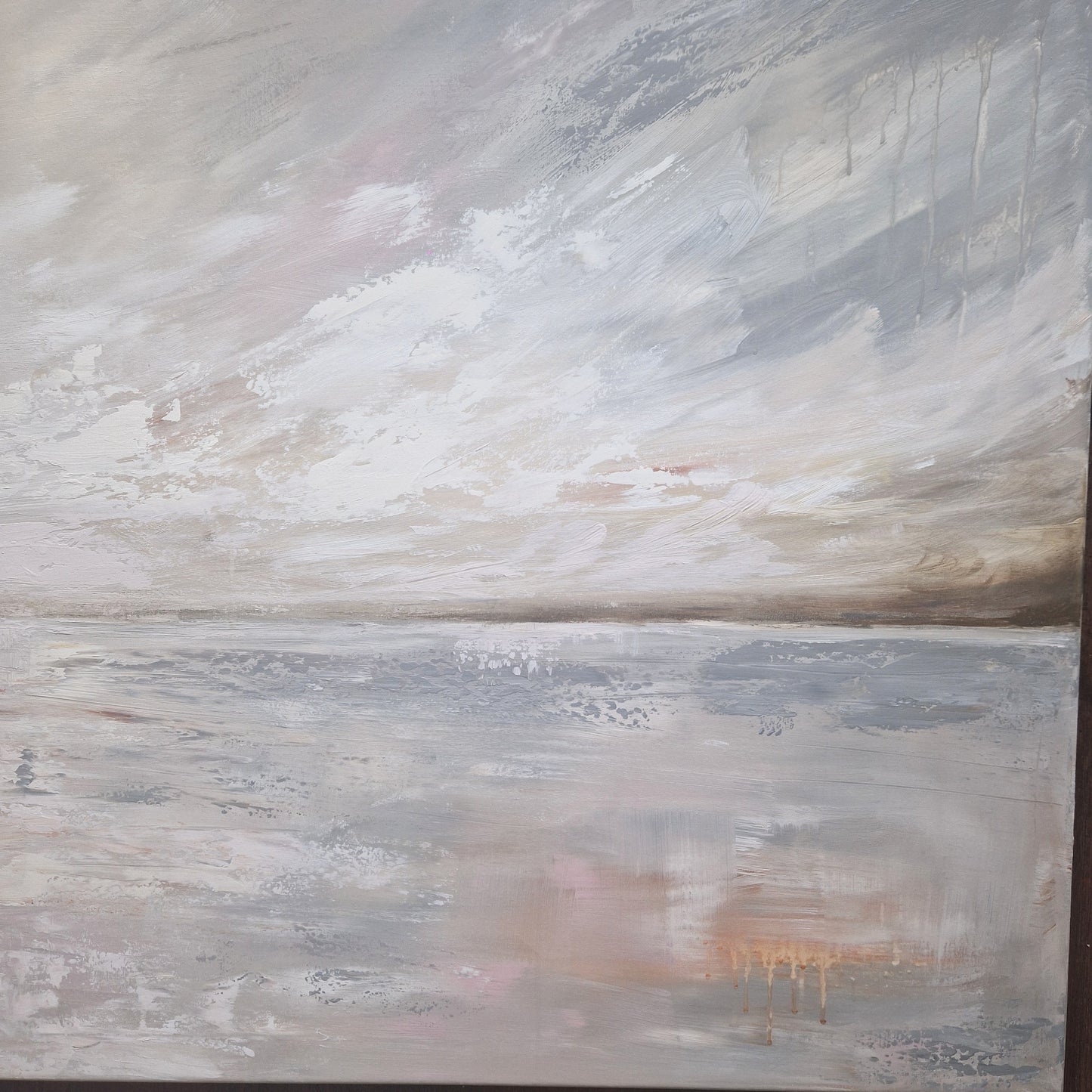 Be Still – Large Abstract Horizon Painting