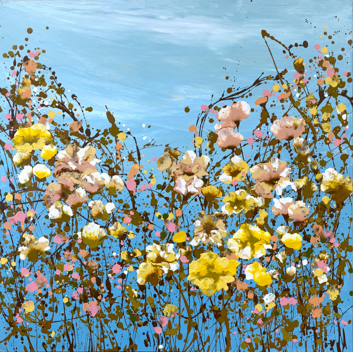 The breath- square original artwork-
