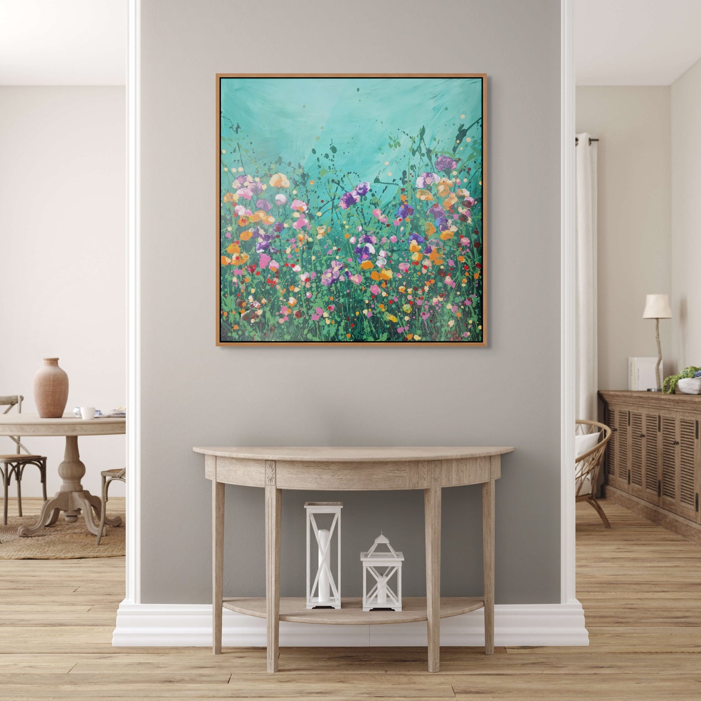 Amore mio- abstraktes florales Gemälde