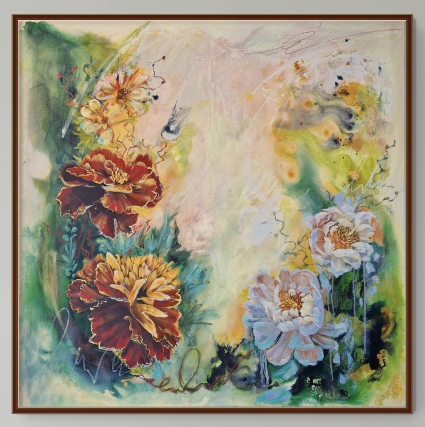 Blossom of the Moment II- Original Ölgemälde